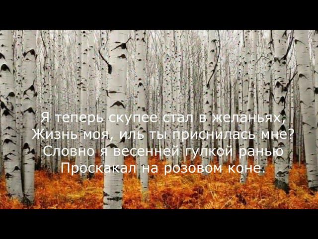 Сергей Есенин - Не жалею, не зову, не плачу