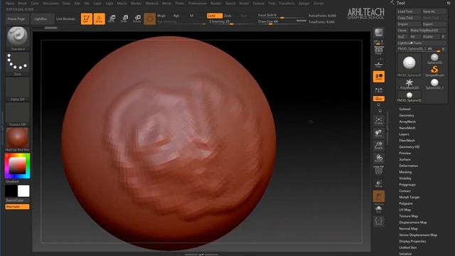 ZBrush Tutorial | Zbrush for Beginners | Using a graphics tablet in ZBrush program