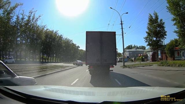 The road from Novosibirsk to the village of Borovoe, Novosibirsk Region.