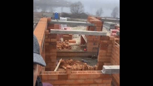 Обзор стройки шале из POROTERM