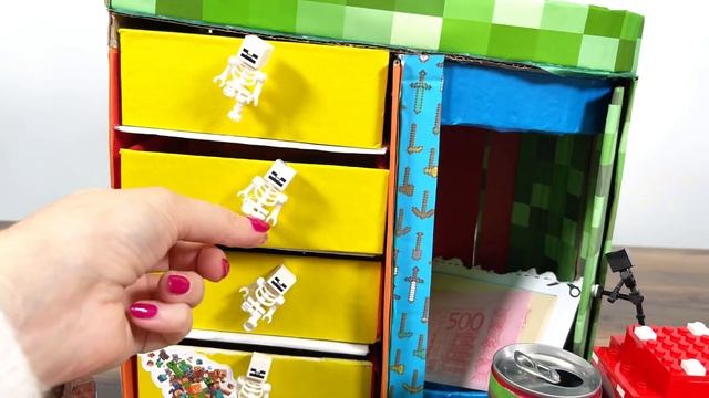 Making LEGO Minecraft BIG STORAGE BOX/ DIY & Crafts
