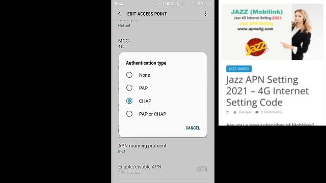 Jazz internet setting For android | Jazz internet setting || Jazz 4g