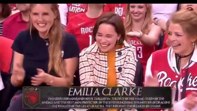 Emilia Clarke in Basketball match Ft. love your voice song| Love your voice status