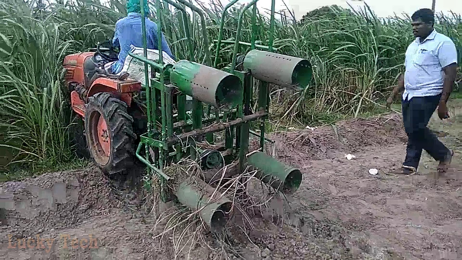 Культиватор сахарного тростника в Индии и другая  Удивительная Техника и Технологии ✦ 21