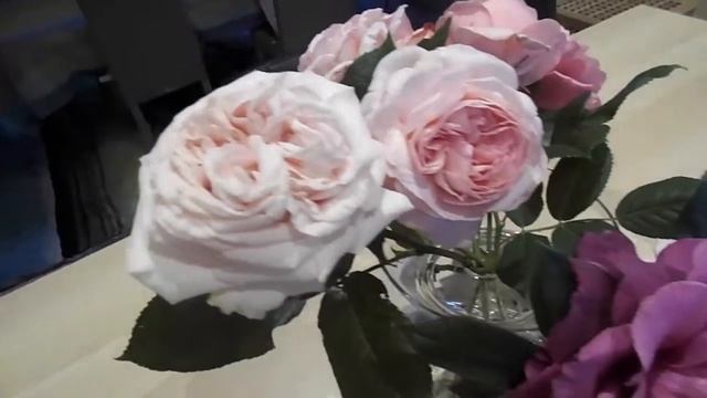 Flower arrangement 26 May 2017 Meilland David Austin Tantau roses