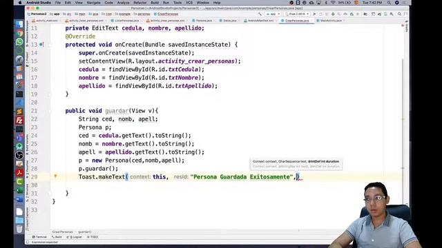 3. Listview, Activity y TableLayout en Android