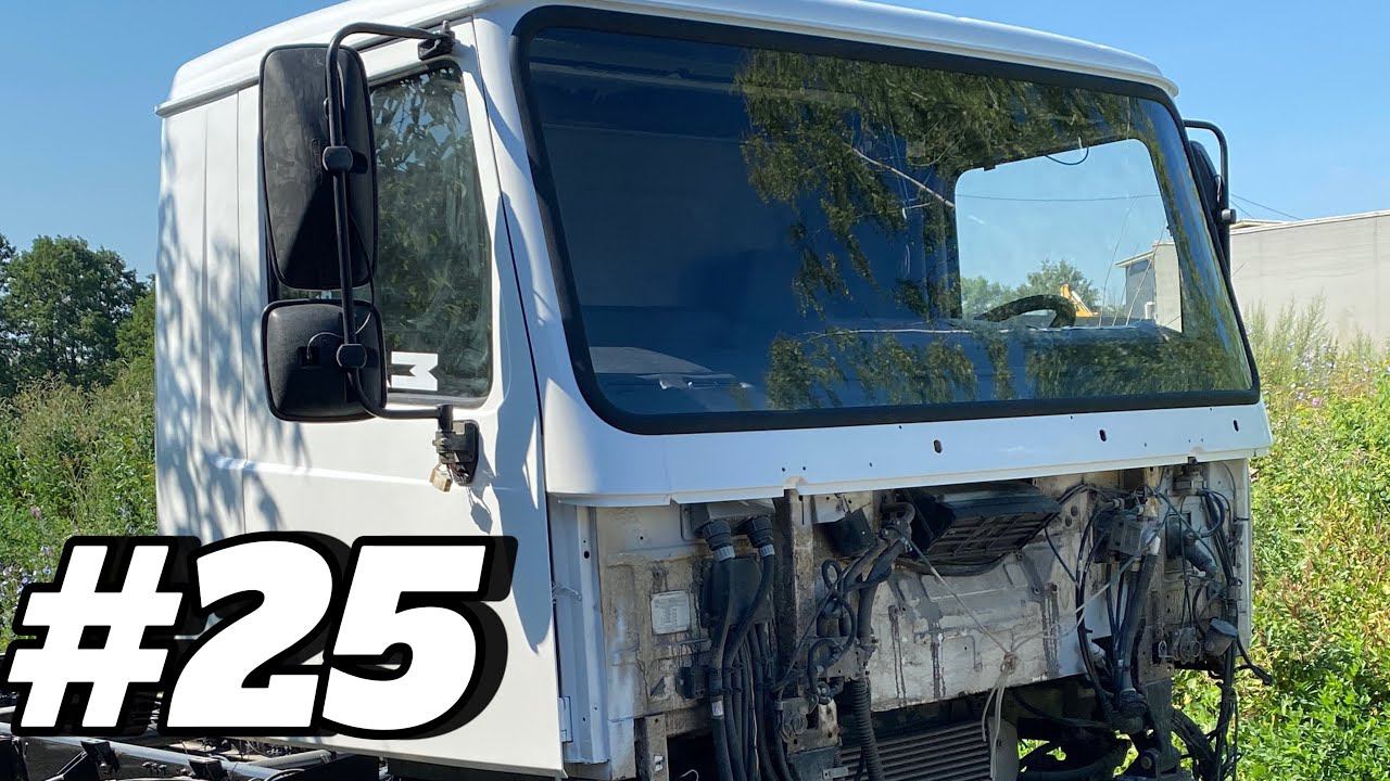 #25 ПОКРАСИЛИ КАБИНУ | КРАШУ ПЛАСТИК И ПОТОЛОК #automobile #грузоперевозки #дальнобой #kraftlogist
