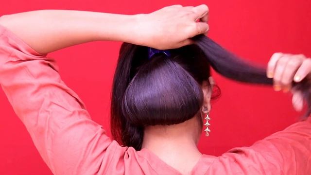 hair style girl juda simple daily / home hairstyle for long hair / hairstyles with small clutcher