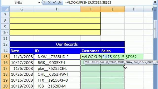 Excel Magic Trick # 155: VLOOKUP & TRIM function