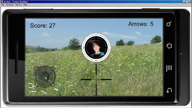 Shooting Arrows at Justin Bieber (archery game)! -Iphone app (Original)