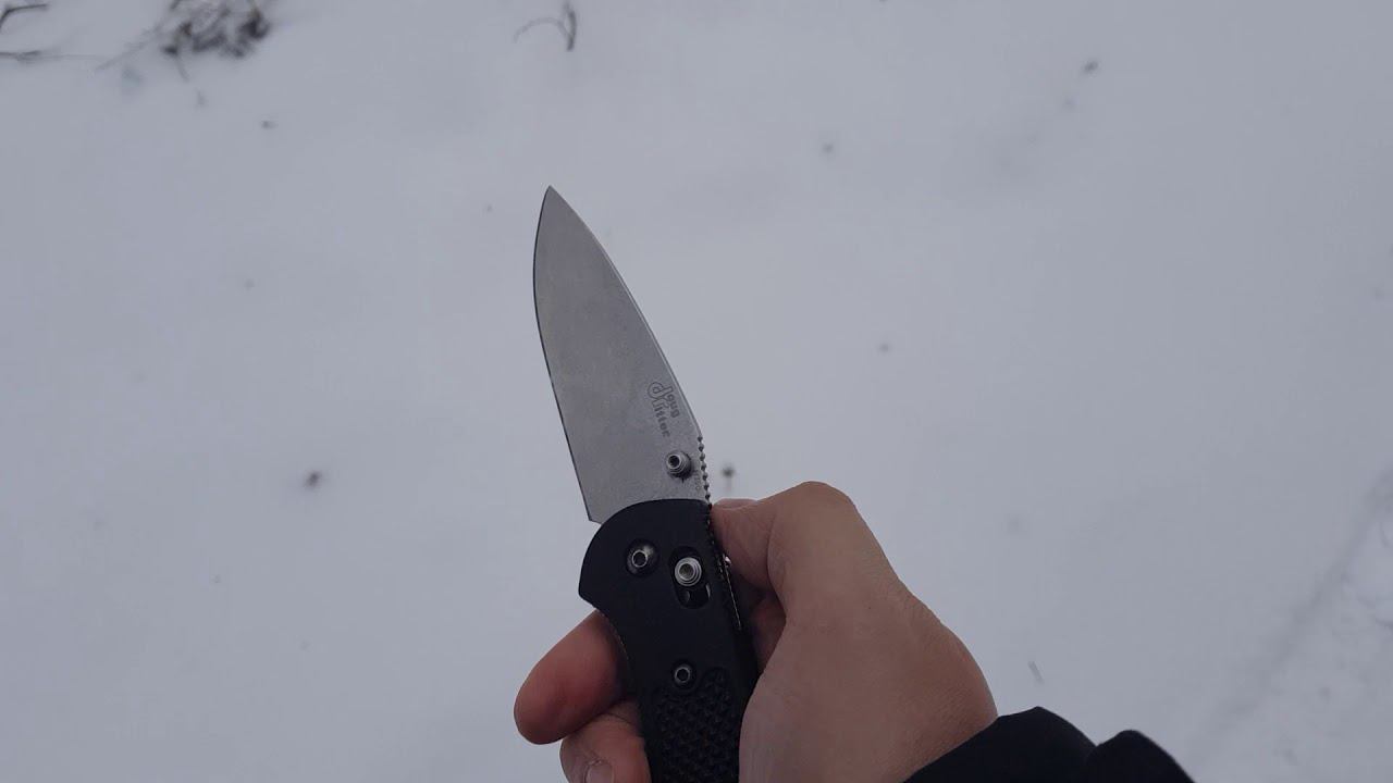 МегаБлоггинг. Ботинки Lowa, зима в Новосибирске, нож Benchmade Griptilian