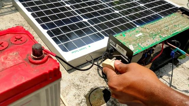 How to make solar inverter | powerful inverter from old ups