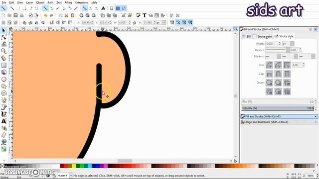How To Draw Cartoon Vector Avatars - 1 | Inkscape Tutorial