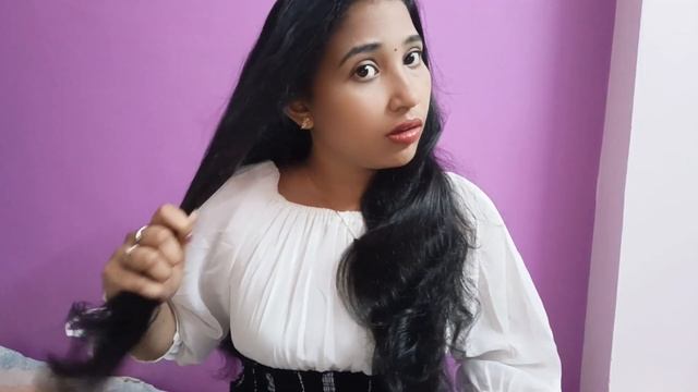 How I straight my hair//review philips hair straightening brush ??//finally. #review #philips