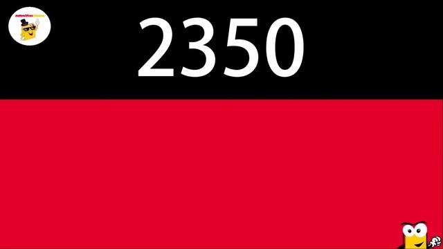 NUEVO ?Números Del 2300 al 2400  Counting In Spanish 2300 to 2400   2300-2400 SPANISH
