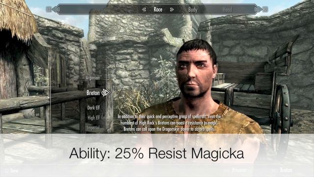 Skyrim Special Edition - Every Race Breakdown - Character Creation Guide