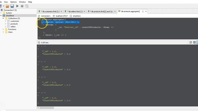 MongoDB A to Z  - Video 21 - Aggregation & Piping part 2