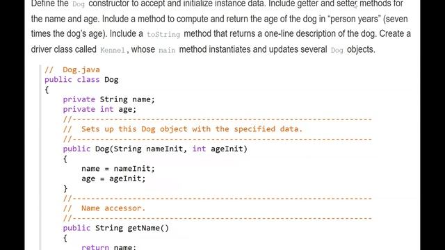 Java Code Lab 4: Writing a User-Define Classes - OOP: Implementation of a Bulb Class and Dog Class
