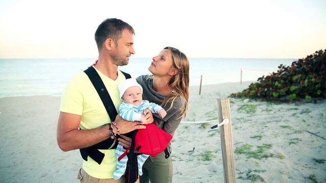 Роды в Майами, США. Майами-Мама Татьяна вместе с любимым мужем Дмитрием и сынишкой Добрыней