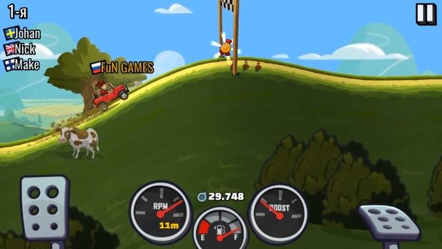 МАШИНКИ HILL CLIMB RACING 2 игра про машинки для детей.