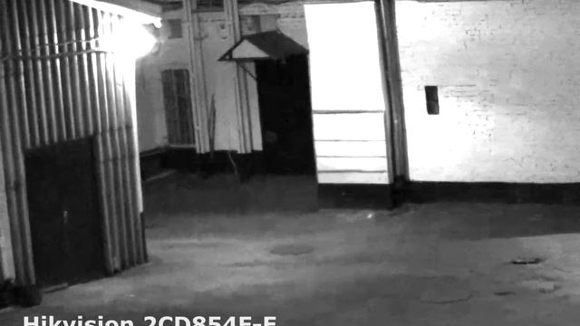 Ночная съемка Hikvision DS-2CD854F-E