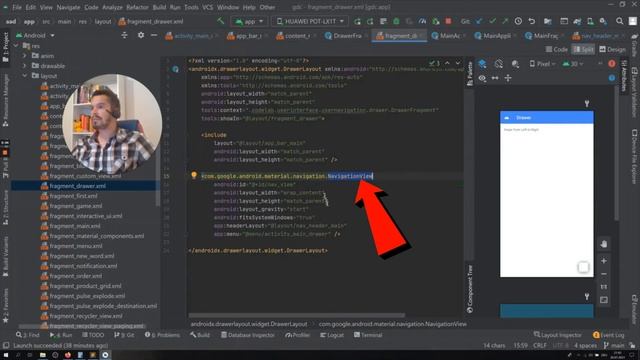 ✔️ [DO ZERO] Como criar / implementar o navigation drawer com fragments no Android Studio com KOTLI