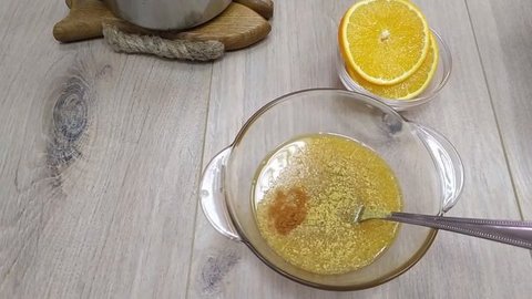 Лосось запеченный в апельсиновом маринаде/ Salmon with orange