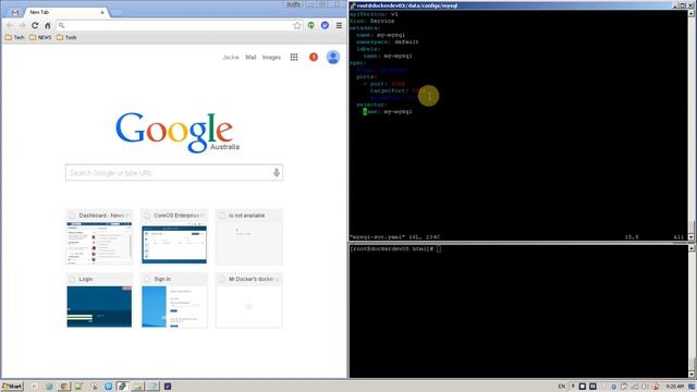 Kubernetes - setup mysql