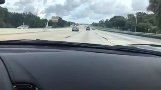 Live !!!! Bubba /dr Dan in his Ferrari