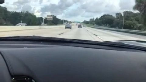 Live !!!! Bubba /dr Dan in his Ferrari