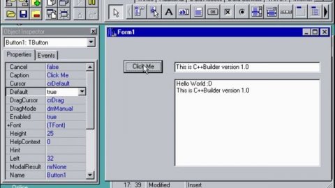 C++Builder Version 1 FirstApp Demo