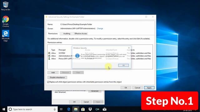 How To Fix "You'll need to provide administrator permission to delete the folder"?