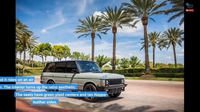 Range Rover Classic Restomod Gets Groovy 1970s Makeover With Plaid Interior