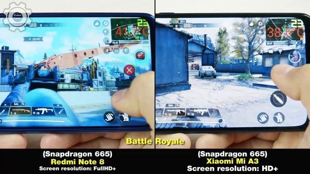 REDMI NOTE 8 vs XIAOMI MI A3 - БОЛЬШОЕ СРАВНЕНИЕ В ИГРАХ! ? FPS + НАГРЕВ!