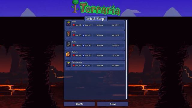 Terraria Main Menu Glitch (Red Fix Plz)