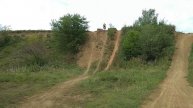 Горочка со вкопанной "стеной", на газу, в конце закрыть газ и выровняться.