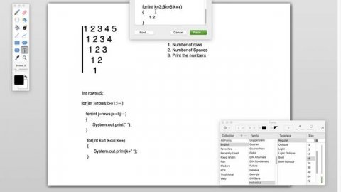 5.Number patterns in java - Program to print inverted pyramid number pattern with for loop