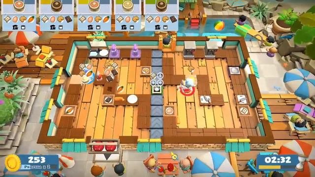 Overcooked 2! Surf 'n' Turf Mundo 2-4 Cooperativo