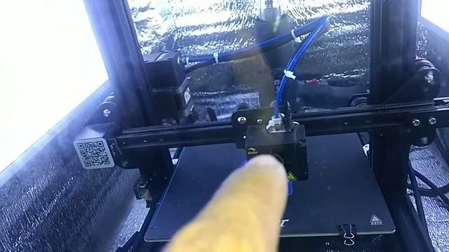 Ender 3 Actively heated insulated enclosure.