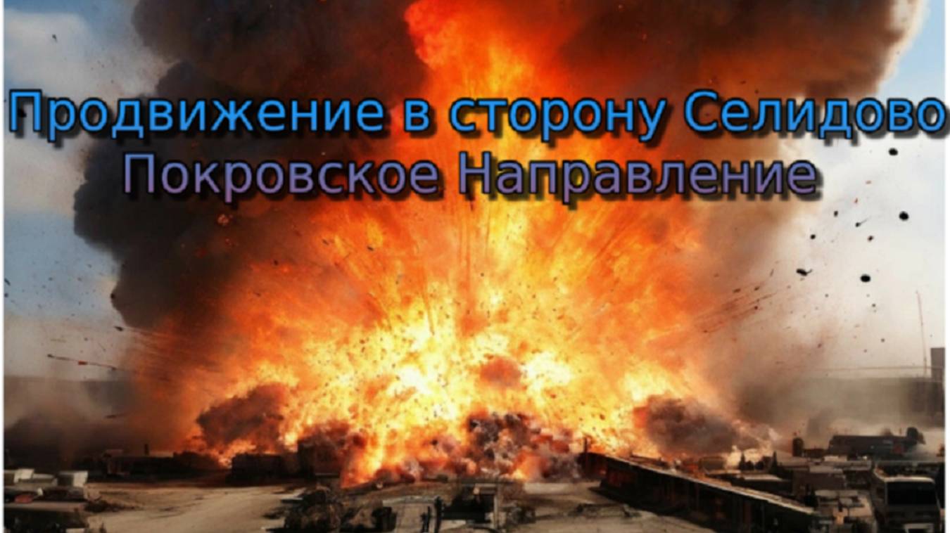 Украинский фронт-Продвижение в сторону Селидово Покровское Направление 28 августа