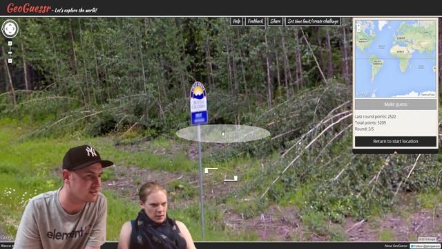 Geoguessr Challenge - Hannah vs Sips Part 2