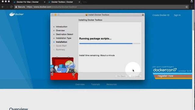 Installing Docker on OS X - Yosemite ( Version :10.10.3 )