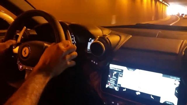ferrari gtc4lusso v12 in tunnel ff
