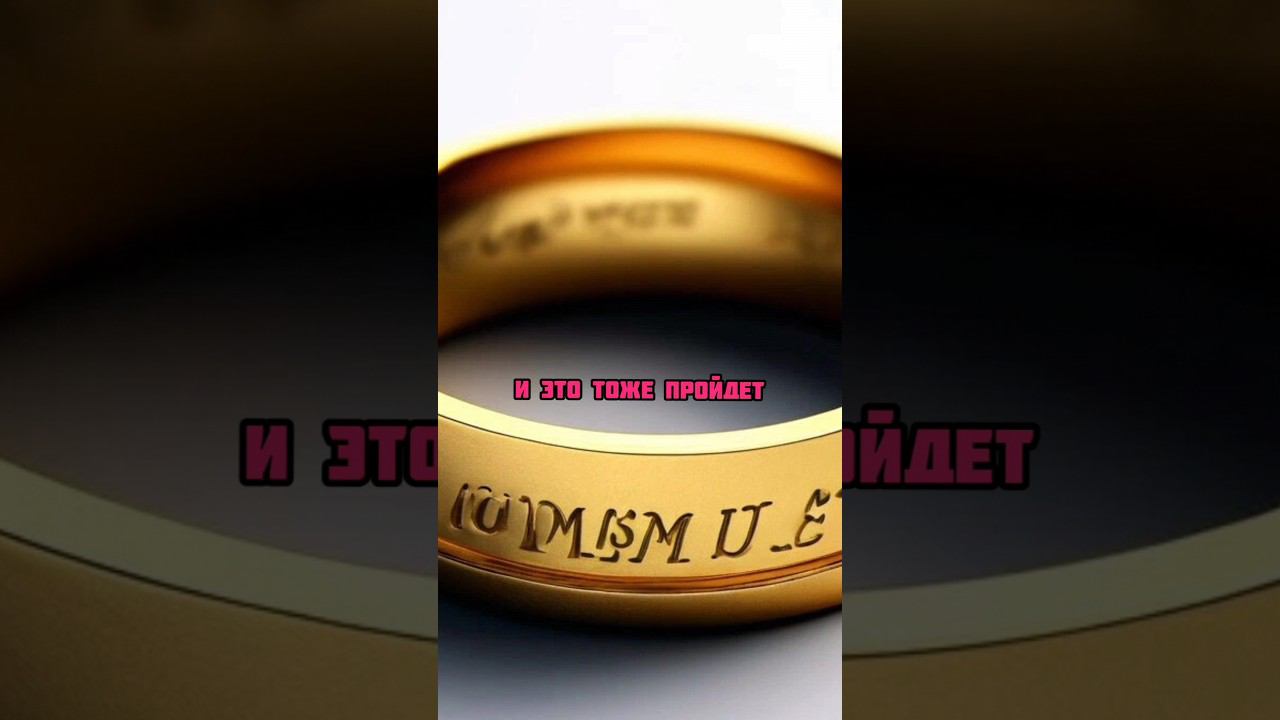 Кольцо Соломона #личностный #психология #самосовершенствование #мистика