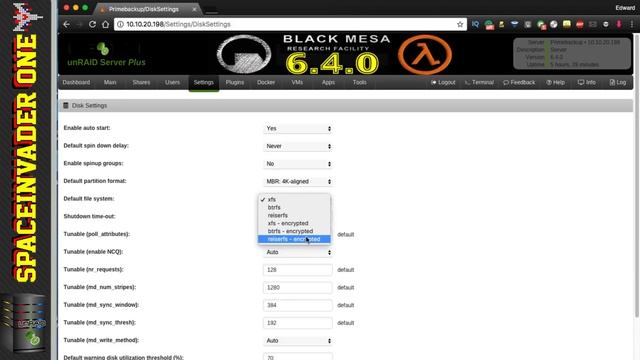 unRAID 6.4 Overview, How to upgrade, SSL, HTTPS and Disk Encryption