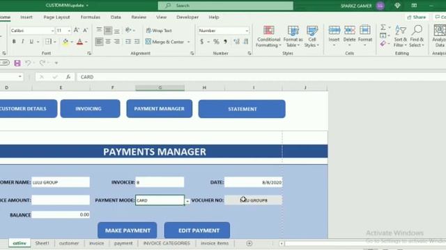 CUSTOMER MANAGER -PART1
