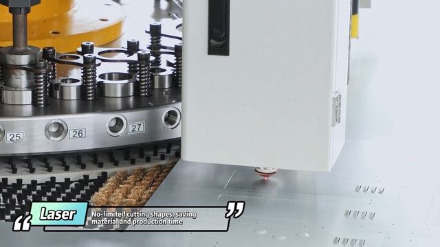 Комбинированный координатно-пробивной пресс с лазерной резкой