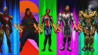 IRON MAN 4k DANCE vs DOCTOR STRANGE vs SPIDER-MAN 4k vs THOR 4k vs THANOS 4k : танцевальный челлендж