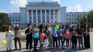 UrFU International Students Congratulate Ekaterinburg on Its 300th Anniversary