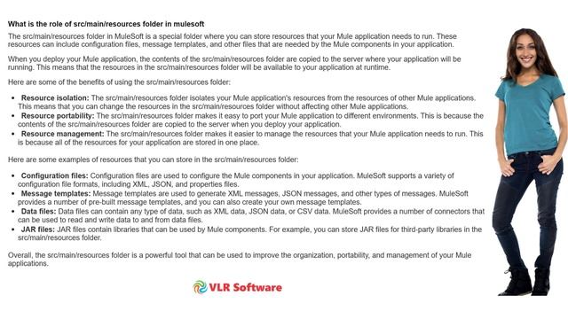 What is the role of src/main/resources folder in MuleSoft || Mulesoft interview questions & answers